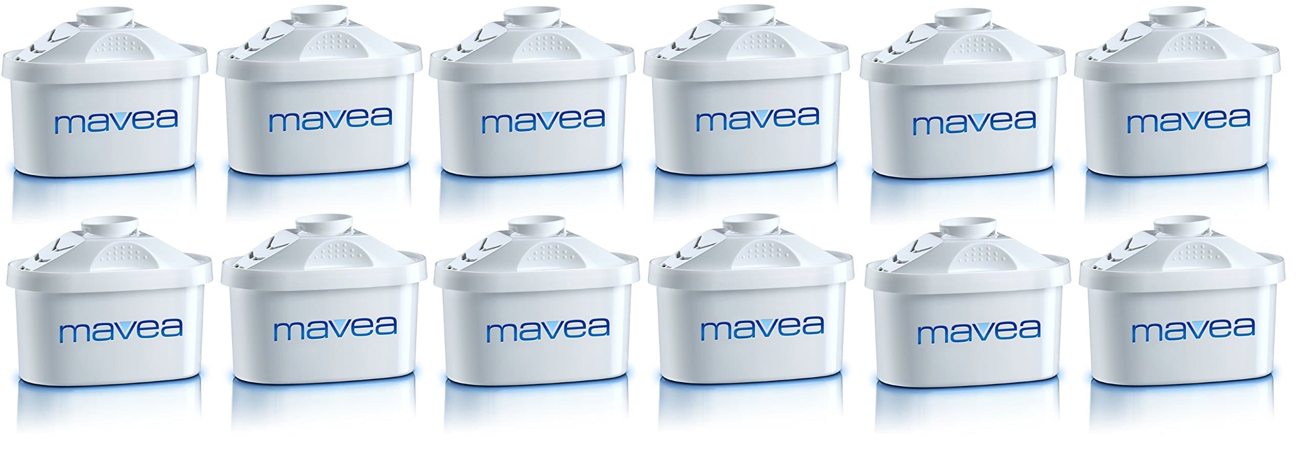 MAVEA 105731 Maxtra 12-Pack Replacement Filter for MAVEA Water Filtration Pitcher