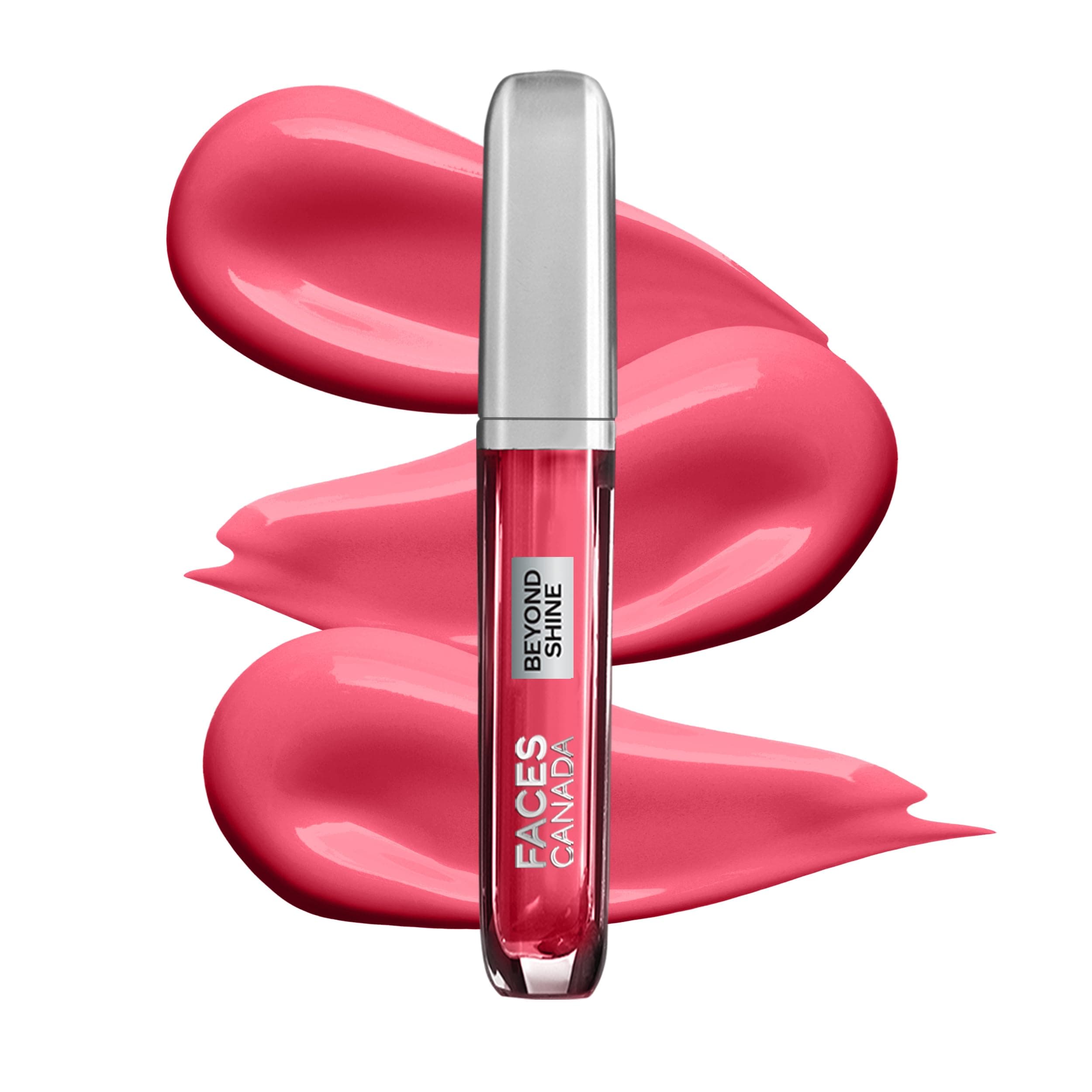 FACESCANADA Faces Canada Beyond Shine Lip Gloss - Amigurl 01, 3.8Ml | Lightweight Non-Sticky Luxurious Texture For Glossy Lips | Instant Shine | Fuller, Supple & Plump Lips | 24Hr Hydration