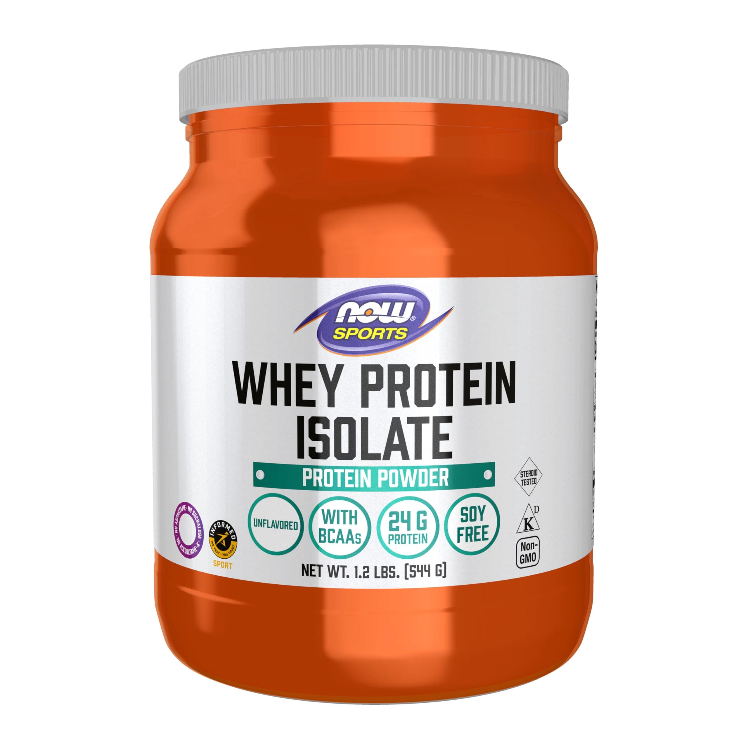 NOW Sports Whey Protein Isolate, 1.2 Lb