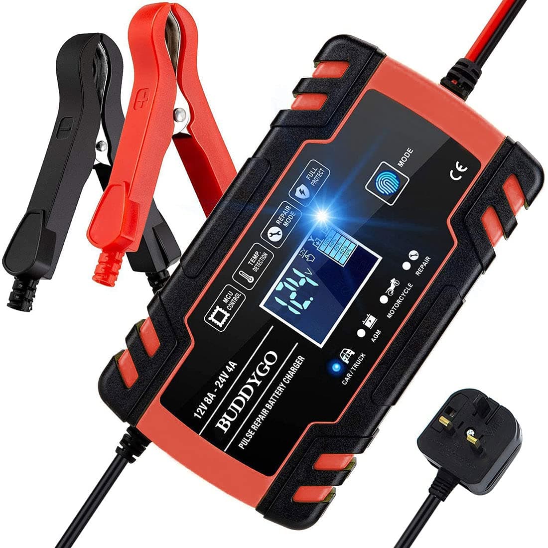 8Amp Fully-Automatic Battery Charger