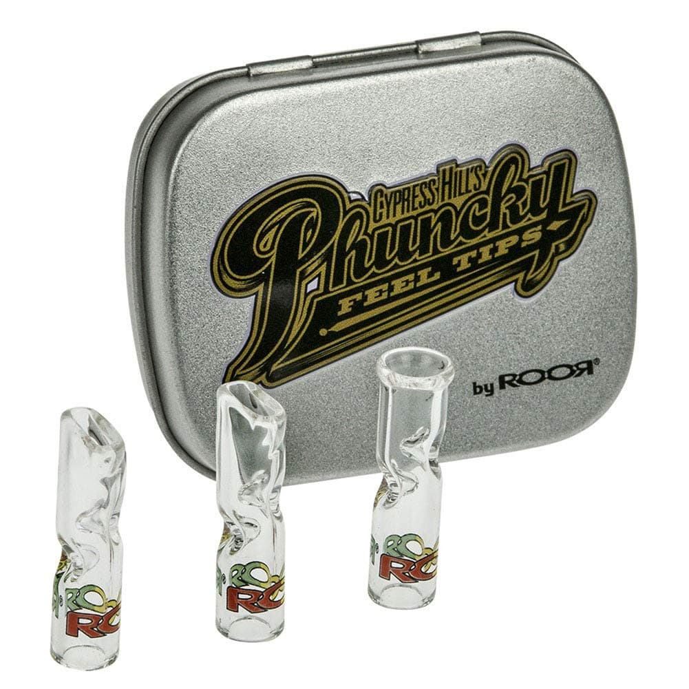 3 Glass Tips with Collectible Tin