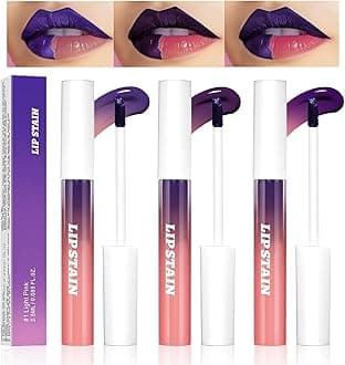 Sponsored Ad – Lip Stain Peel off - 3 Colors Lip Tint Peel Off - Matte Peel Off Lip Stain - Non-Stick Cup Lip Gloss - High Pigmented Longwear Waterproof Lip Liner Tint Makeup for Women Girls