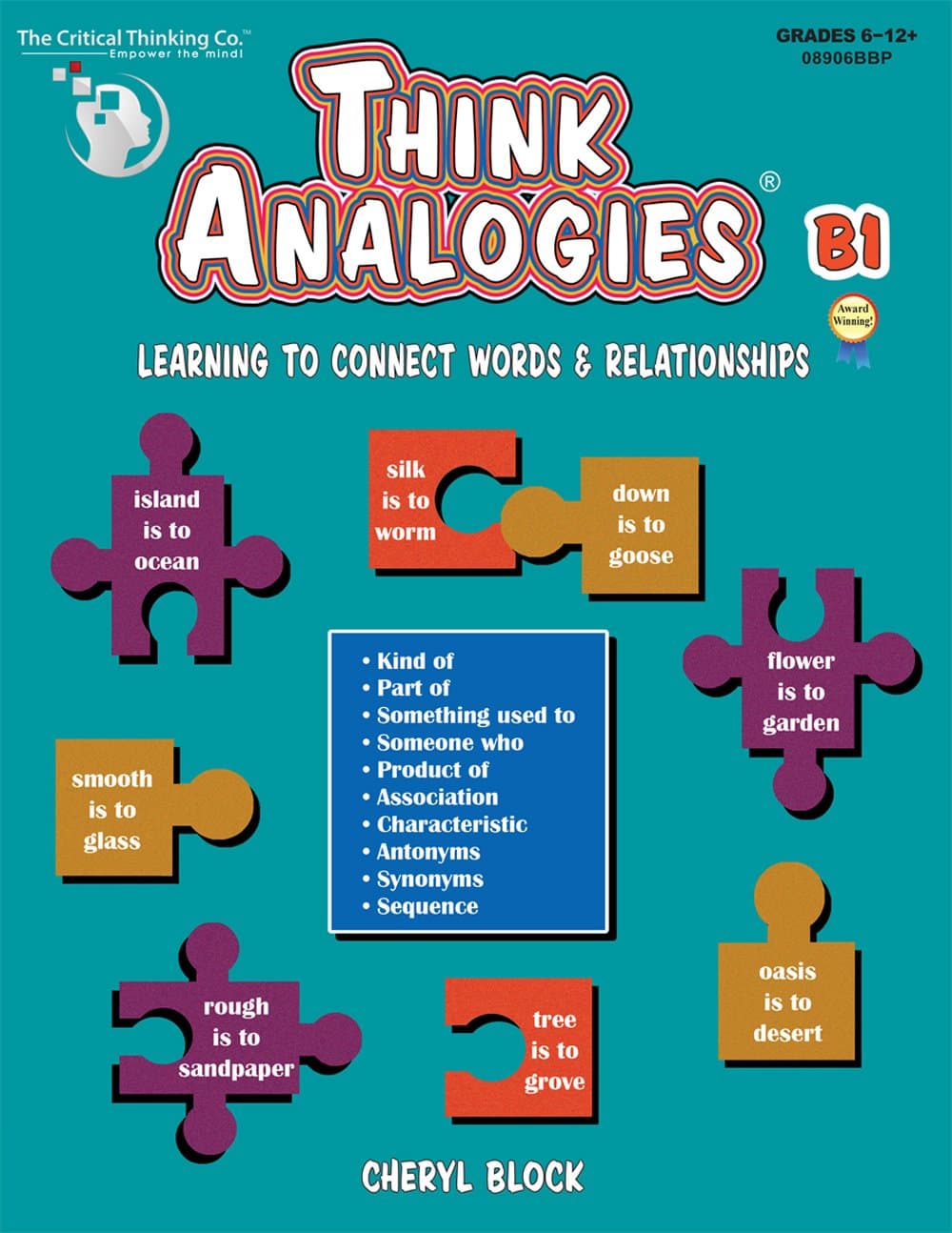 Think Analogies, Level B, Book 1: Learning to Connect Words