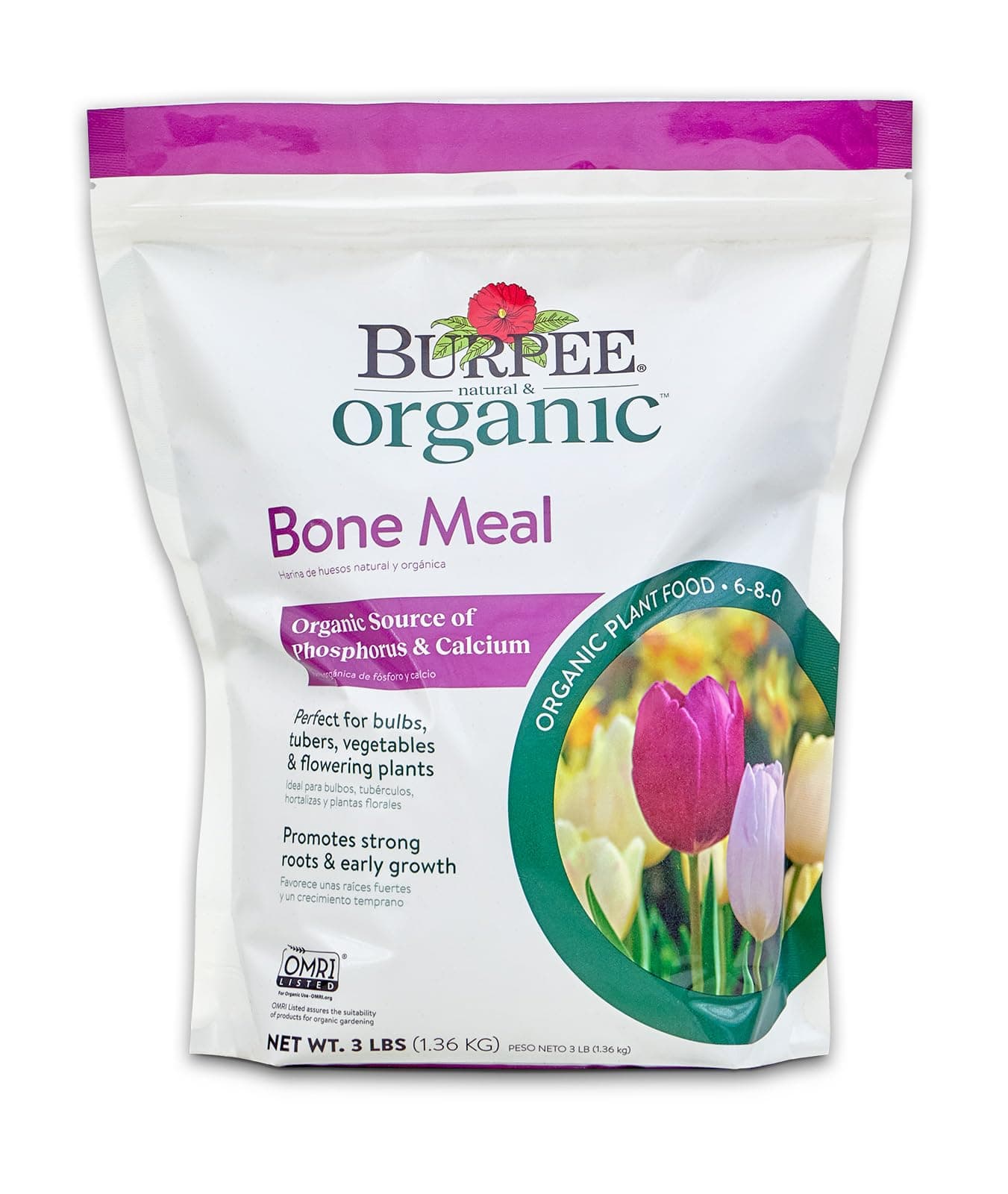 Organic Bone Meal Fertilizer, 3 lb (1 Pack)