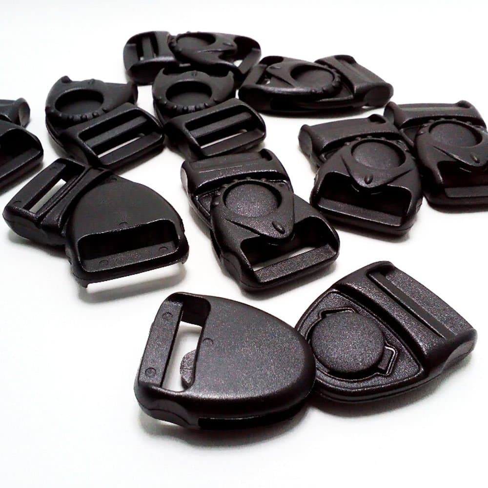 Rotate Button Clip Buckles Webbing Strap Travel Bags Pack Backpack Luggage Dual Release