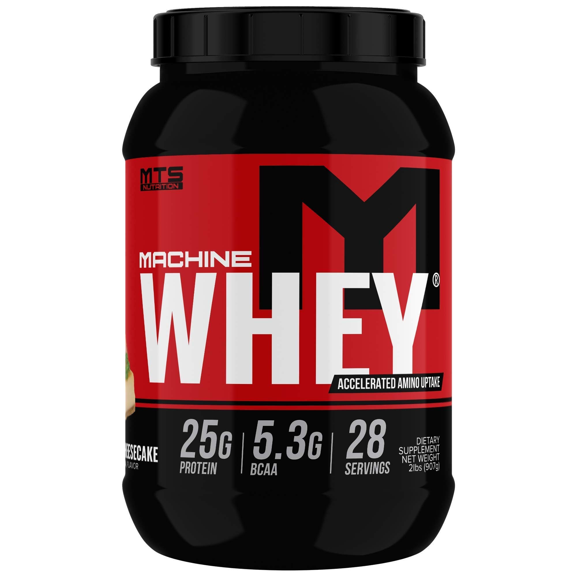 MTS Machine Whey Protein (2lbs, Strawberry Cheesecake)