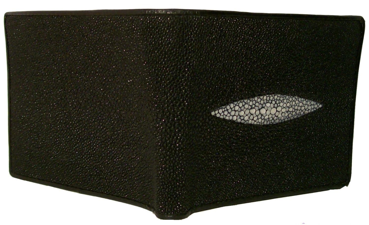 Black Authentic Thailand Stingray Men's Bi-fold Wallet