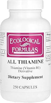 Ecological Formulas All Thiamine, 250 Capsules