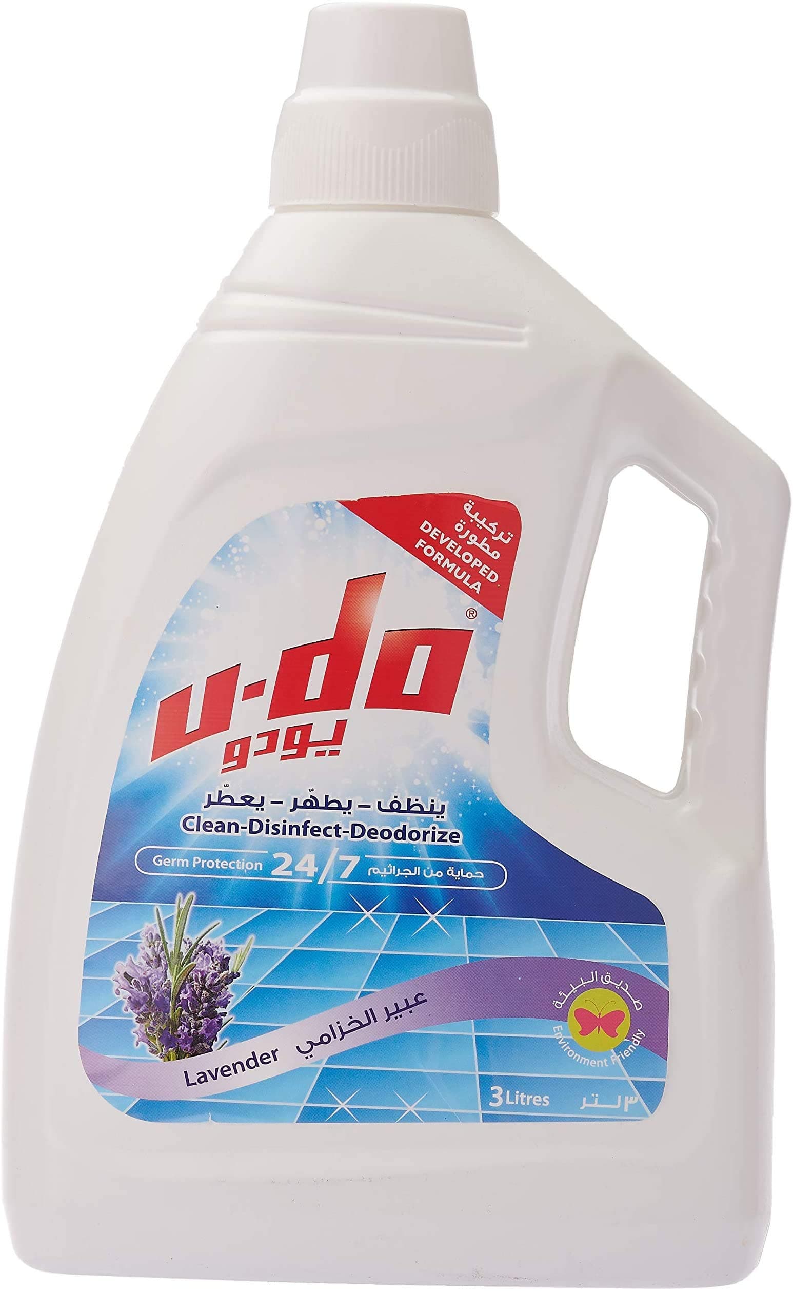U-Do Floor Cleaner, Lavander Smell, 3Ltr