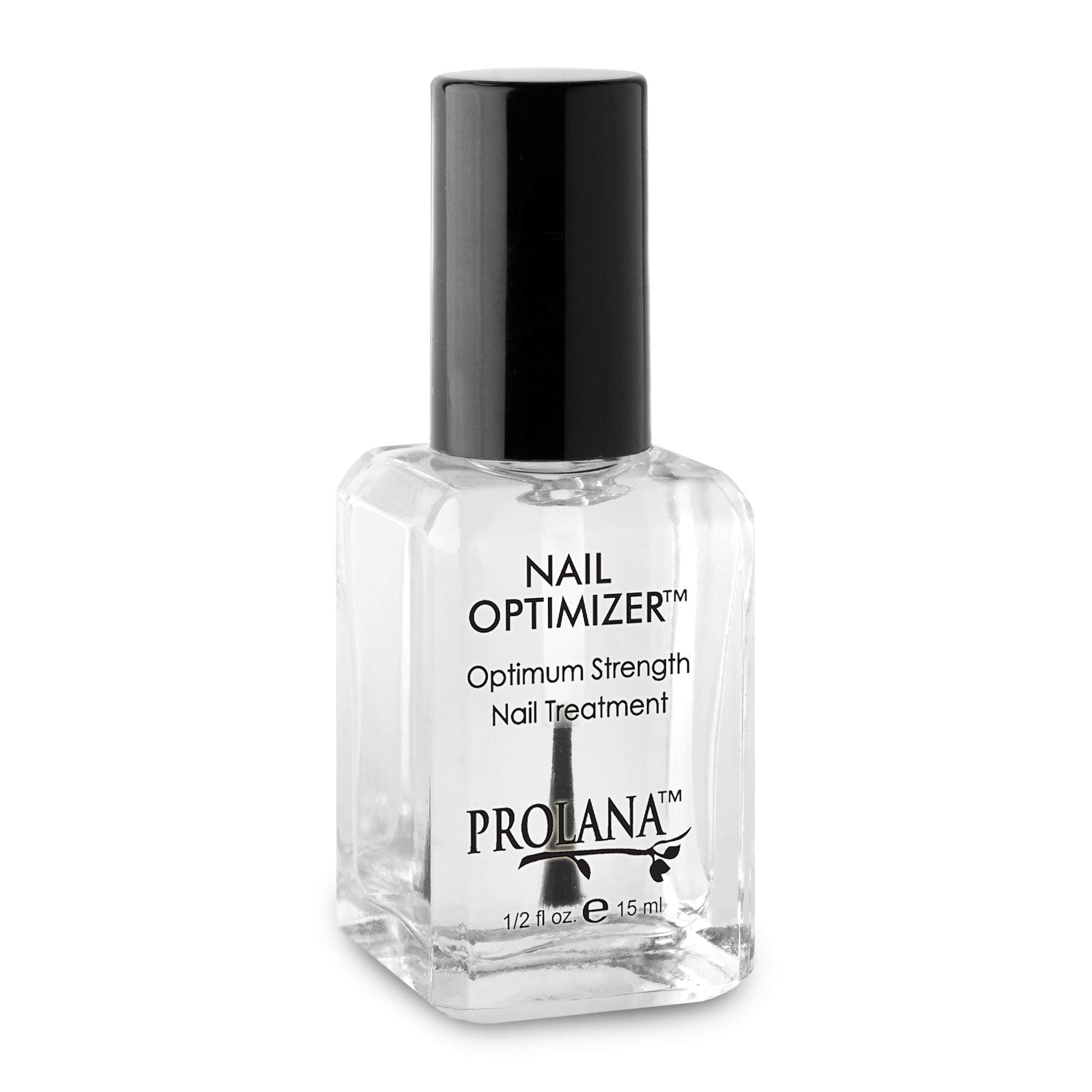 Prolana Nail Optimizer, Extra Strong Strengthener Base Coat for Weak and Damaged Nails, Nail Growth & Prevents Nails from Peeling, Stops Slipts, Chips & Strengthens, 0.5 oz
