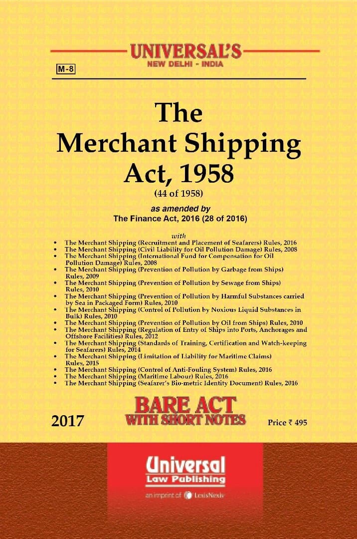 Merchant Shipping Act, 1958 along with allied Rules Unknown Binding