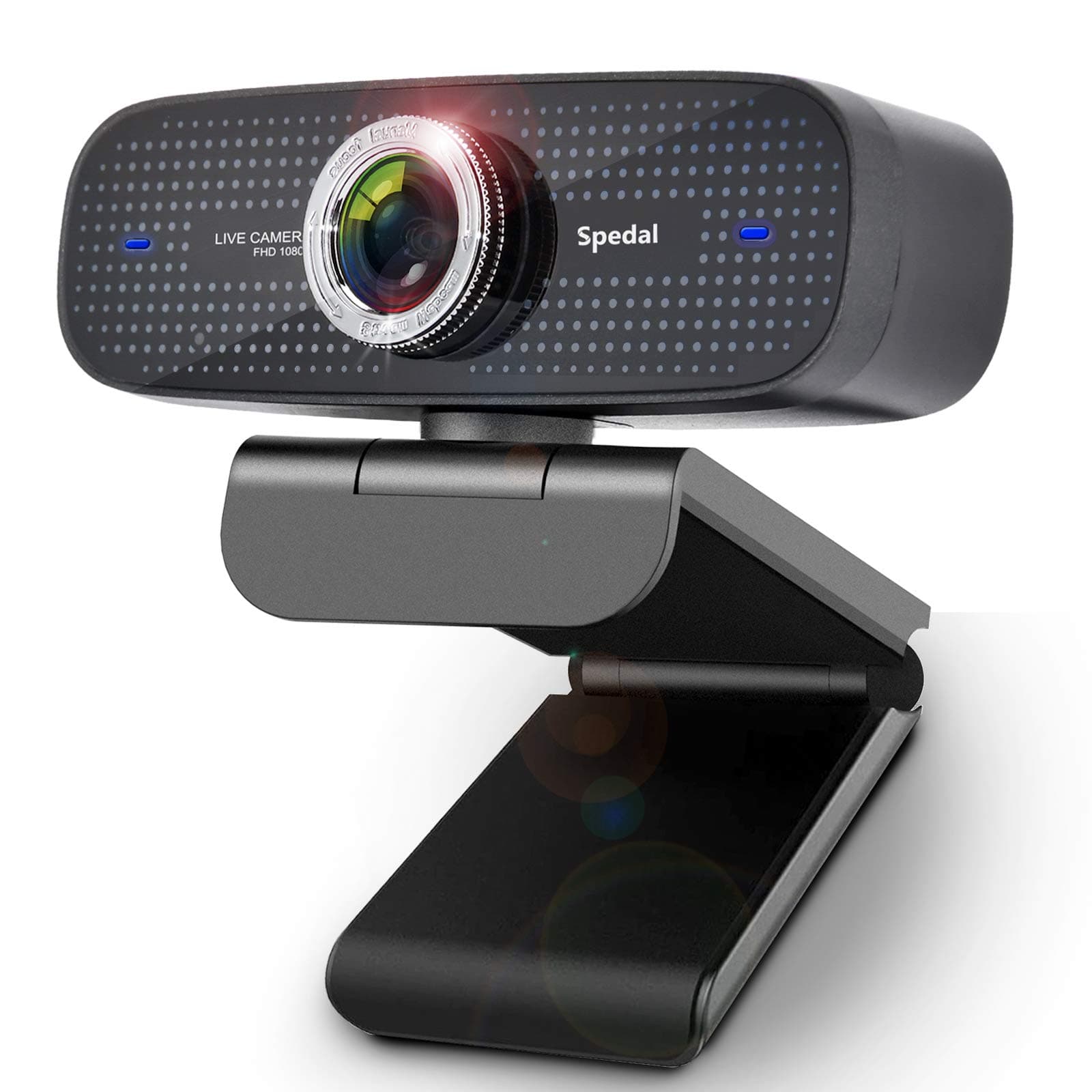 Webcam Streaming Xbox one YouTube OBS Twitch Compatible Skype Webcam Full HD 1080P PC Camera Built-in Dual Microphones Computer Camera Compatible for Mac Windows 10/8/7