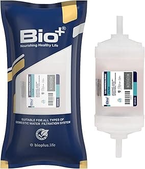 Alkaline Water Filter with Antioxidant | 5" Mineral Water Filter Cartridge for RO | 2000 L Capacity | Semi Transparent