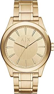 Watch, Men's Chronograph, Stainless Steel Watch, 45mm case size