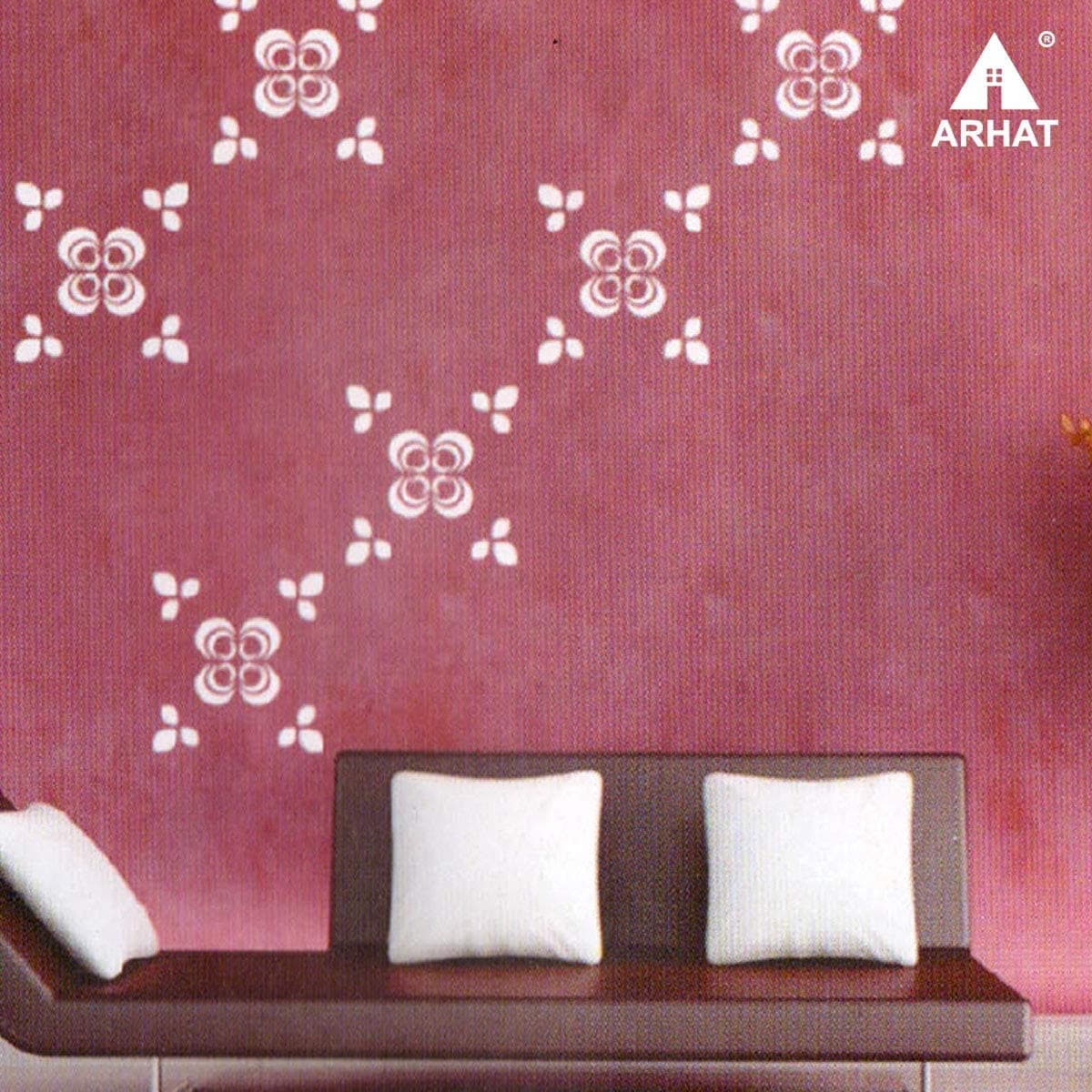 Arhat stencilsGlossy PVC Damask Wall Stencils ASR-103