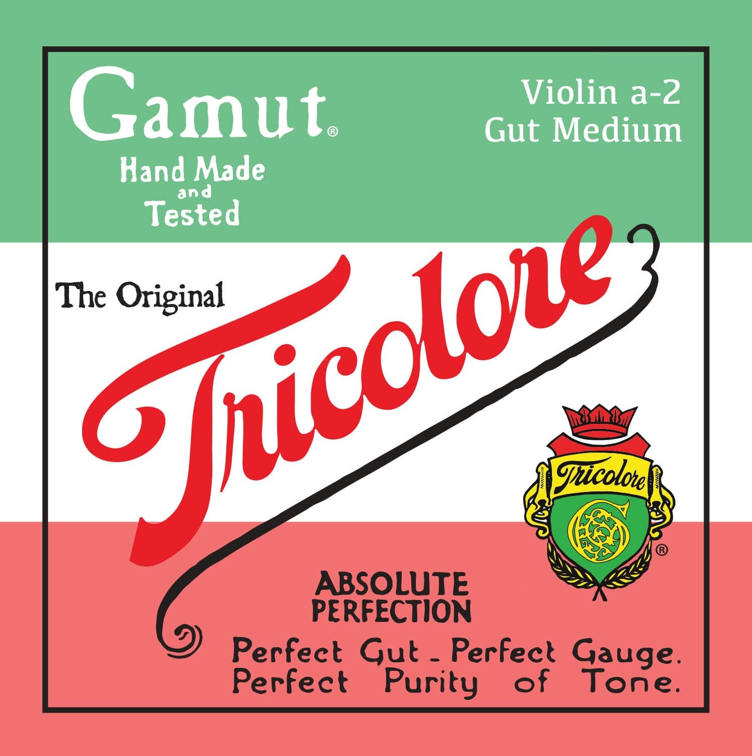 Tricolore Violin a-2 Gut Medium Gauge