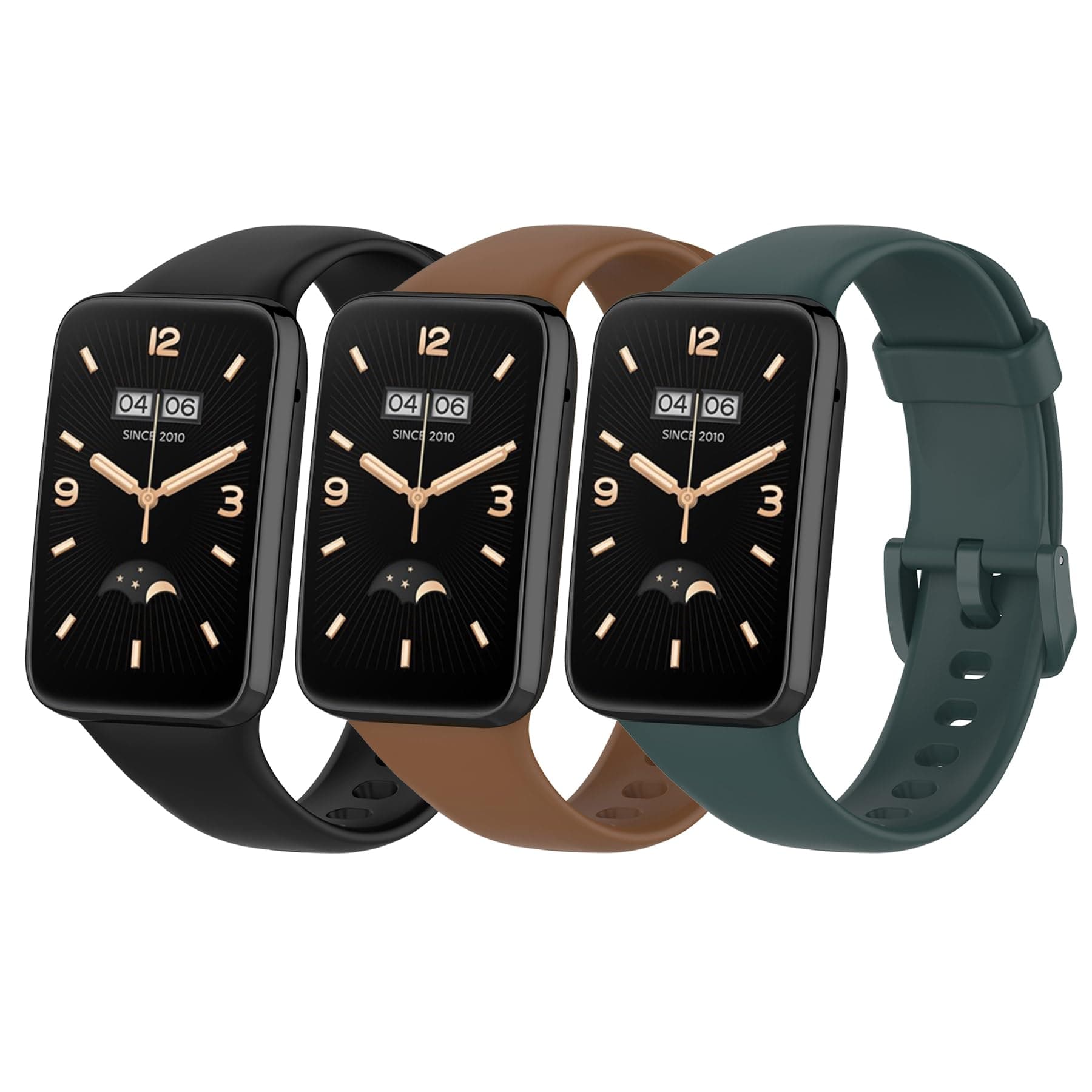 SenMore 3 Replacement Strap for Xiaomi Band 7 Pro Smart Watch, Soft Silicone Straps, Sports Watchband for Miband 7Pro, Quick Release, Comfortable and Waterproof Watch Replacement Bands