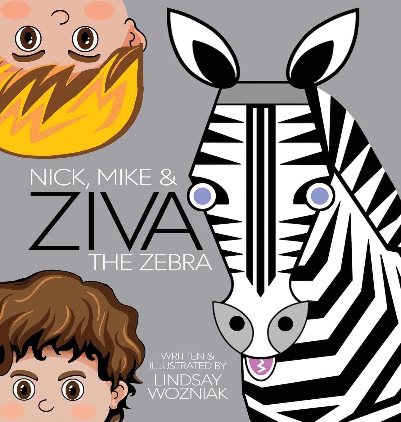Red Fish Studios Nick, Mike and Ziva the Zebra