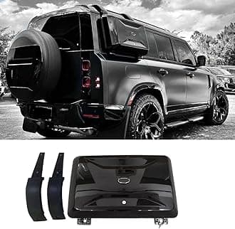 Glossy Black Exterior Mounted Gear Carrier Side Toolbox Storage Box with Lock fits for Land Rover Defender 110 2020-2025