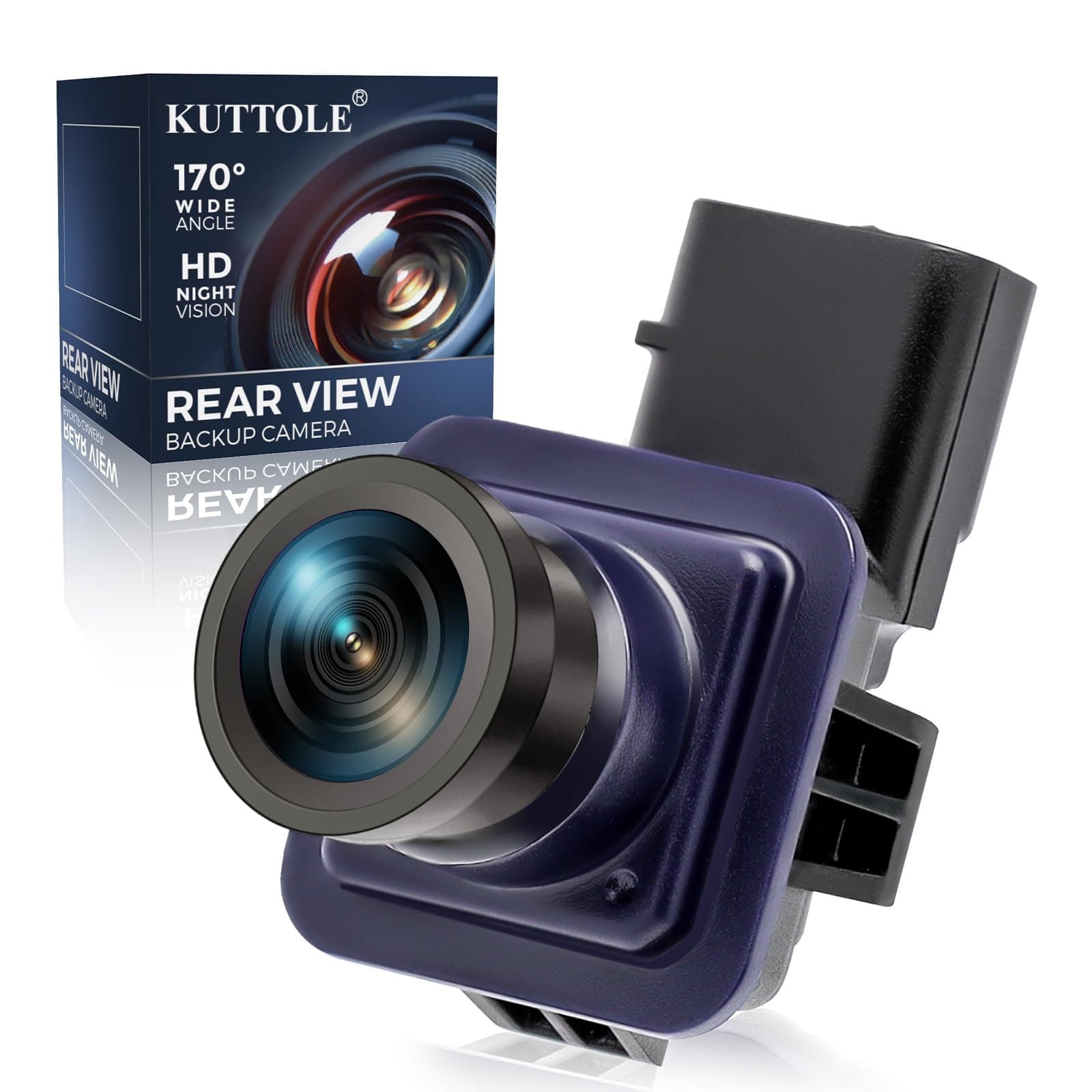 Rear View Camera Backup Camera Compatible with Ford Explorer 2011 2012 2013 2014 2015 170 Degree Wide Angle OE EB5Z-19G490-A 590-421 DB5Z-19G490-A BB5Z-19G490-A