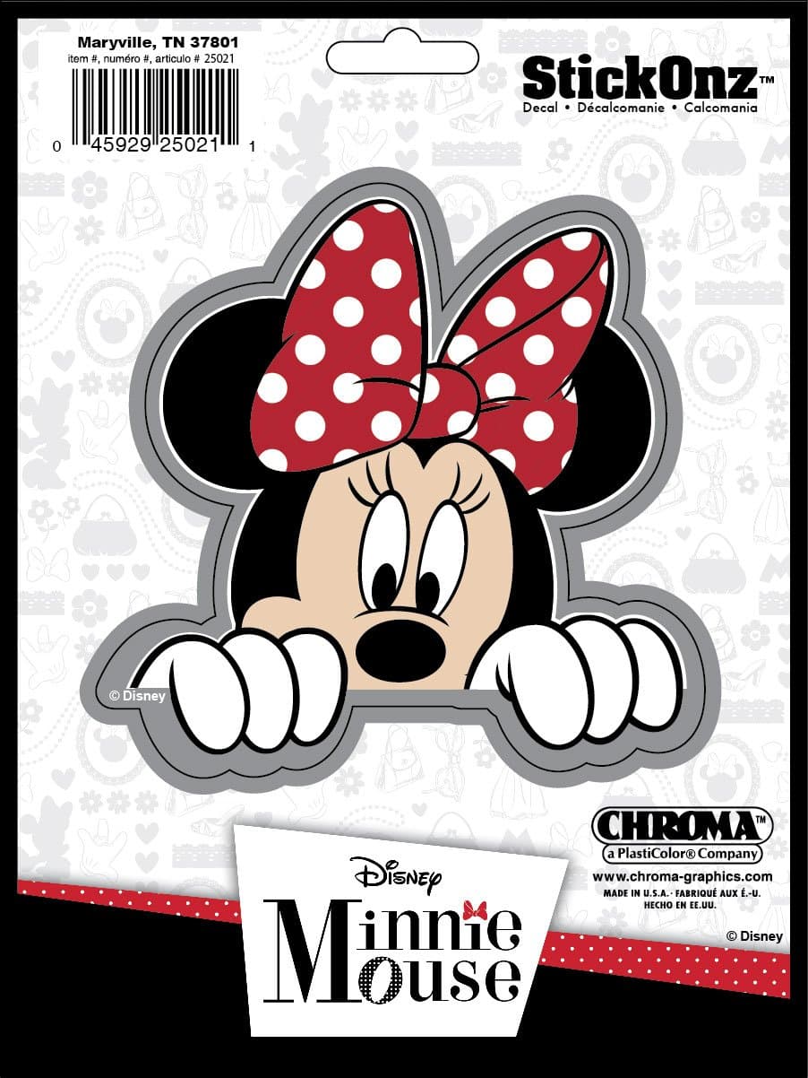 Chroma 25021 Minnie Mouse Stick Onz Decal