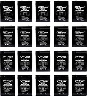 ExpertPower EXP650 (20 Pack) - 6V 5Ah / 20HR SLA Rechargeable 6V Battery for Ride on Toys, Emergency Light, Exit Sign Battery Replacement, Sealed Lead Acid 6 Volt Batteries with F1 Terminals