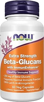 Supplements, Beta-Glucans with ImmunEnhancer™ with Larch Arabinogalactan, Extra Strength, 60 Veg Capsules