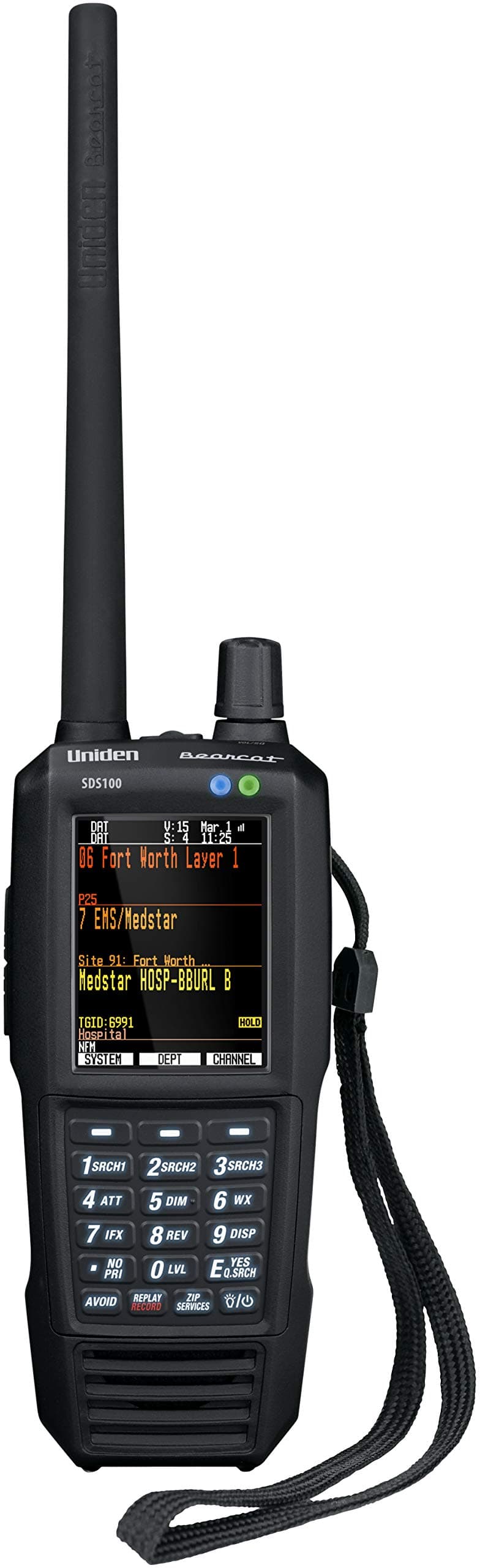 Uniden SDS100 I/Q Digital Handheld Scanner