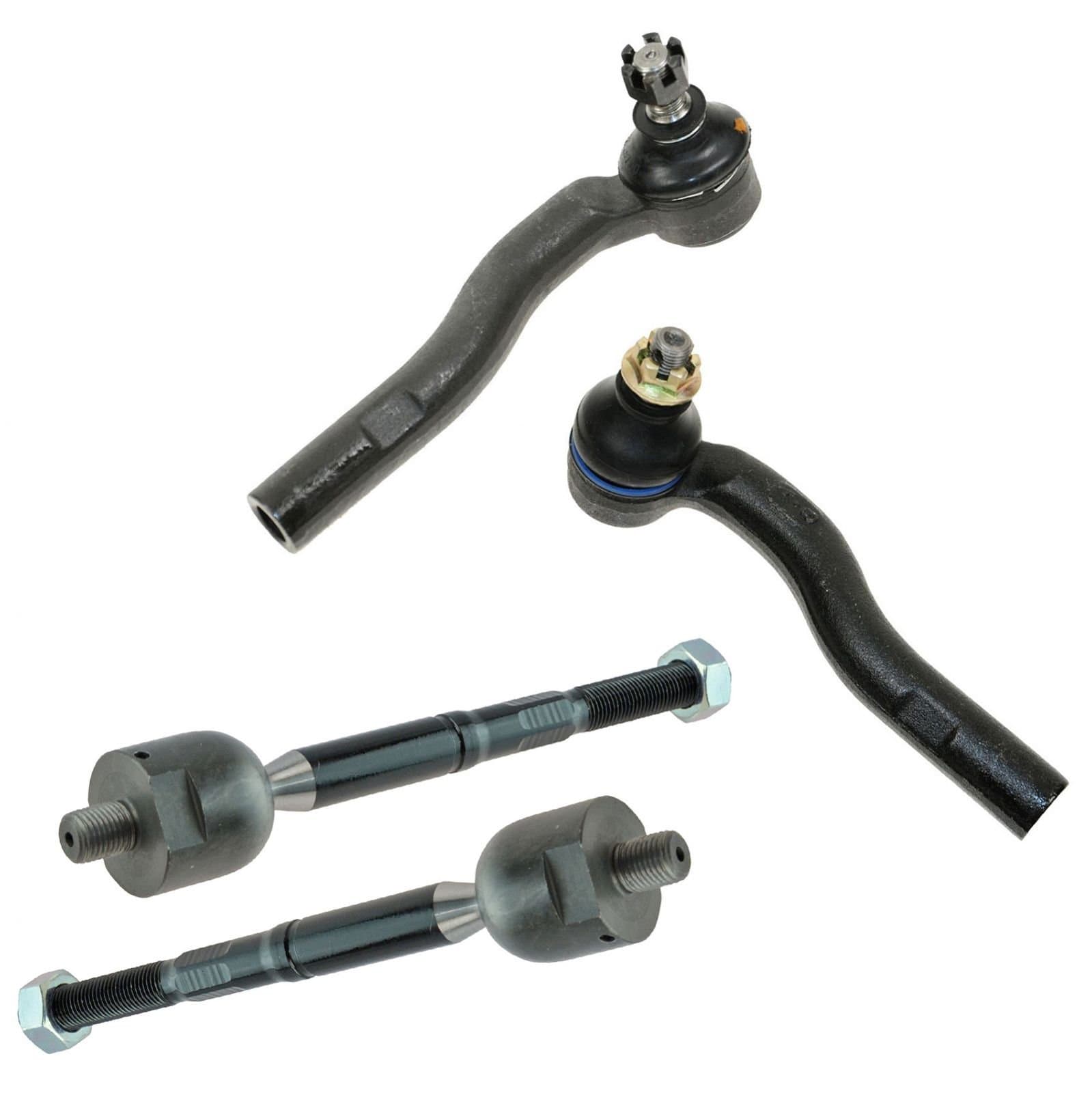 TRQ Front Tie Rod Set Compatible with 2002-2010 Lexus SC430