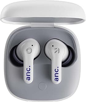 Boult Newly Launched Klarity 4 in Ear Earbuds with 60H Playtime, 35dB Active Noise Cancellation, 4 Mics Calling, 45ms Low Latency, 10mm Driver, Type-C Fast Charging, TWS ANC Ear Buds Wireless (White)