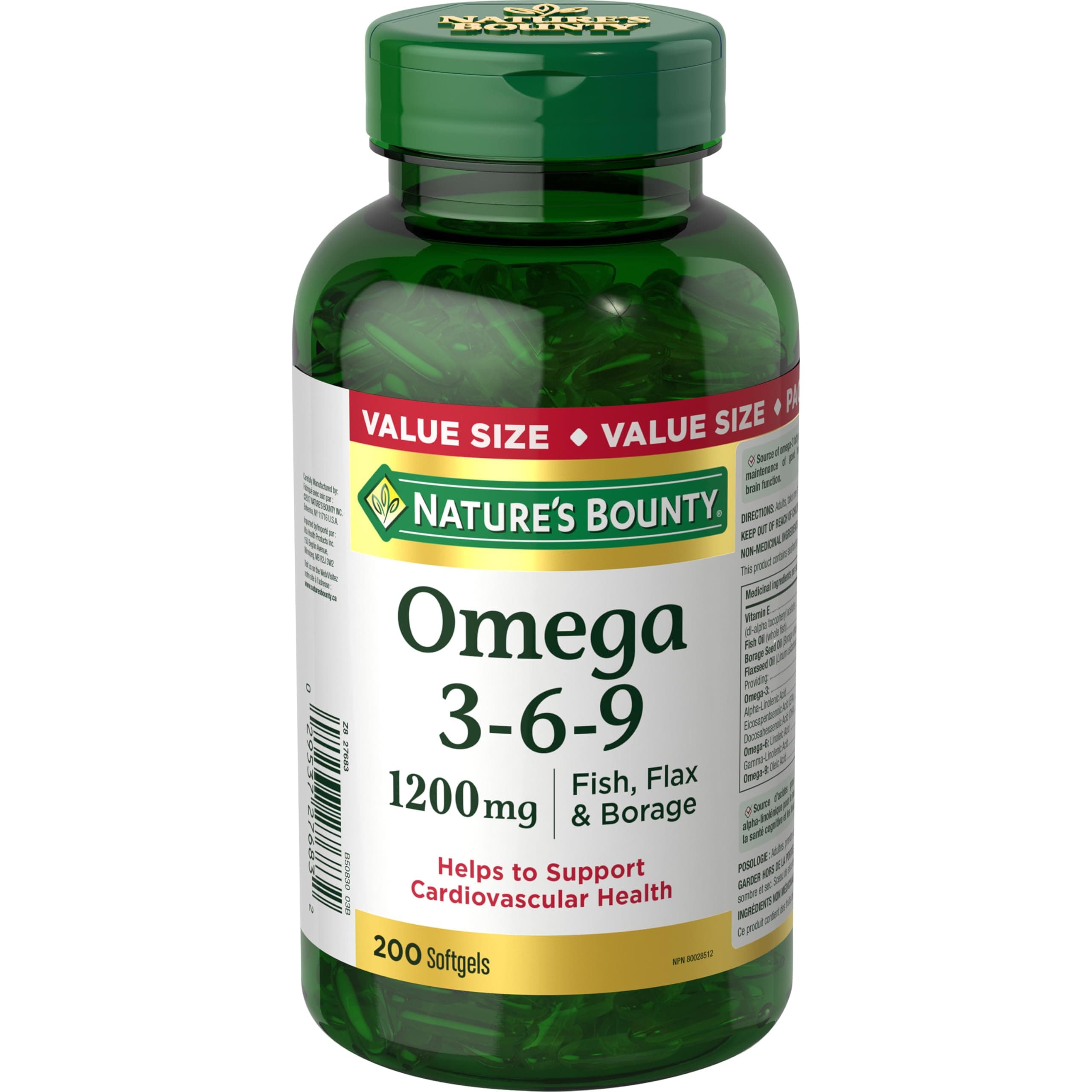 Omega-3-6-9 1200mg 200 count