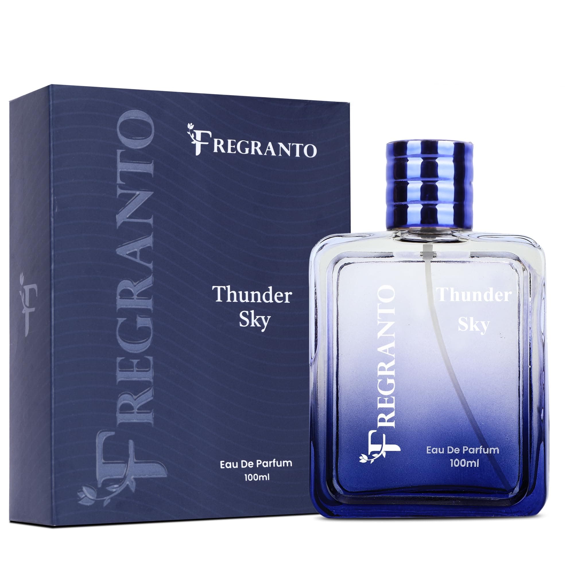 Thunder Sky Perfume For Men - 100 ML | Luxury Long Lasting Fragrance Spray | Eau De Perfum | White Wood, Amber - Sweet Floral Fragrance Scent
