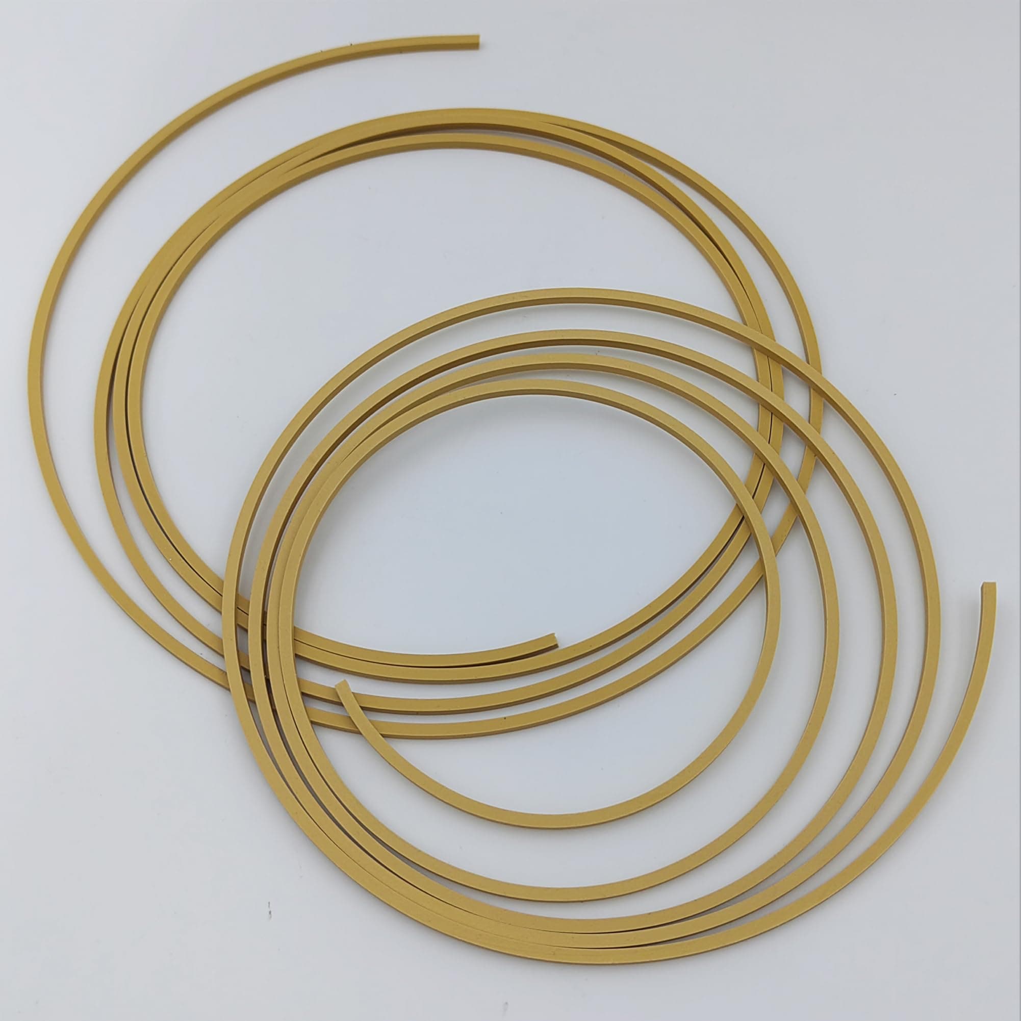 Tip Seal Replacement for Agilent IDP-7 Dry Scroll Pumps, Alternative Tip Seal Changing Solution for Industrial & Lab Vacuum Pump Replacing, Substitute for Dry Scroll Pump Repair, 1 Set (2pcs) Yellow