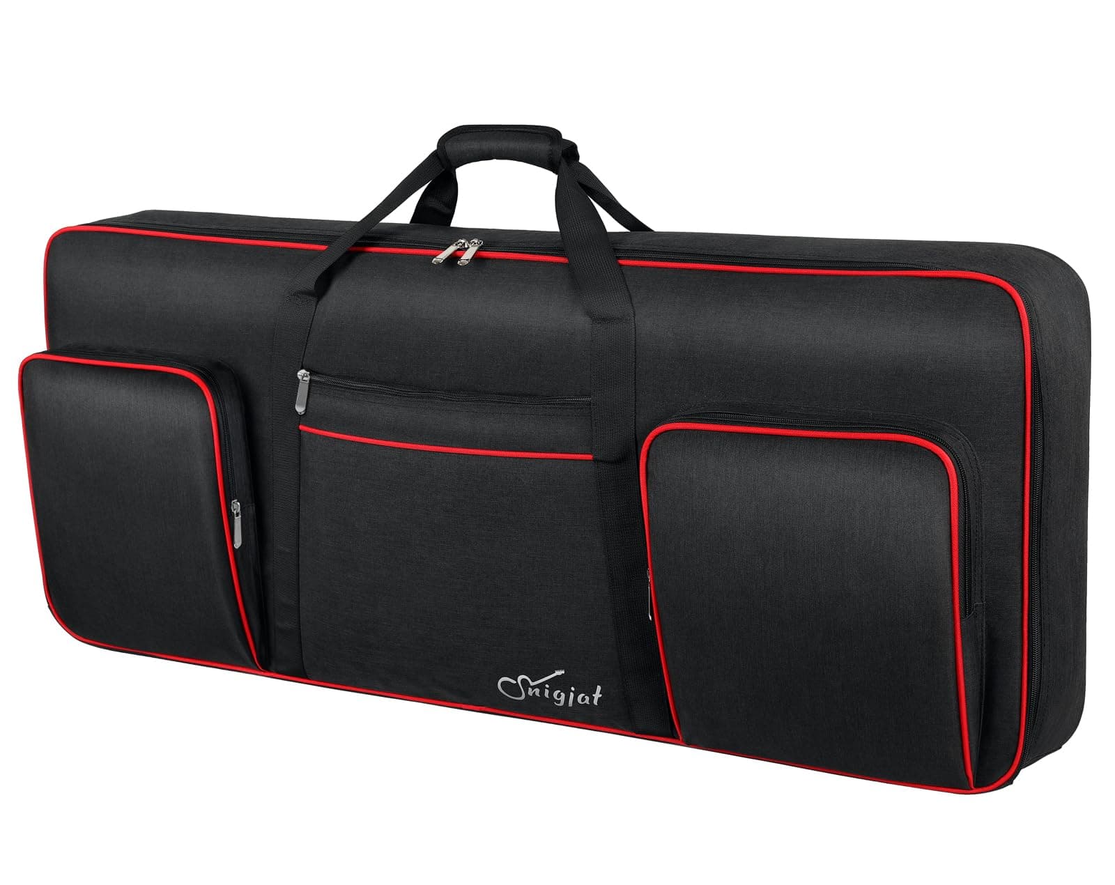 keyboard case 88+61 keys, black + red