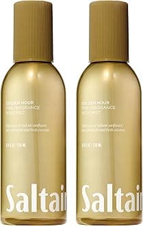 Saltair Body Mist 2 Pack - Fine Fragrance, Lightweight Body Spray Mist with Golden Hour Scent. Long Lasting Perfume Mist. 2x 8oz Bottles