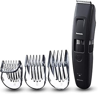 Panasonic ER-GB86 Wet & Dry Electric Beard Trimmer for Men, Rechargeable Mens Grooming Kit, Sharp & Durable Blades, 58 Cutting Lengths From 0.5mm to 30mm, 3 Attachments, Long beards