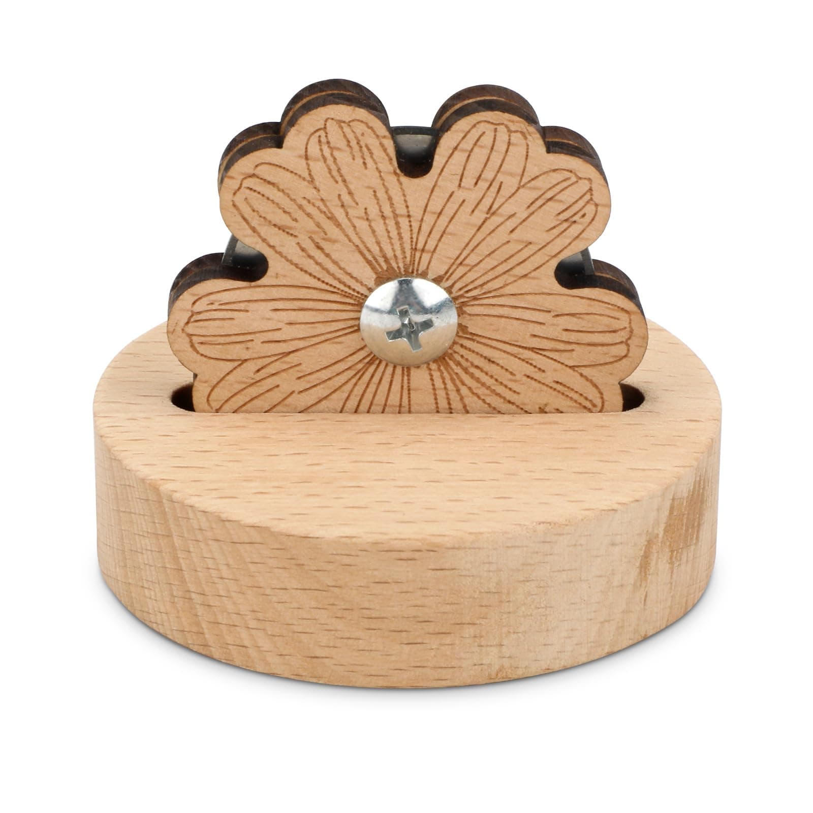 Daisy Yarn Cutter, Tabletop Blade Saver Thread Cutter Sewing with Non-Slip Stand Yarn Cutter Thread Cutting Tools Quilting Accessories for Sewing Seams