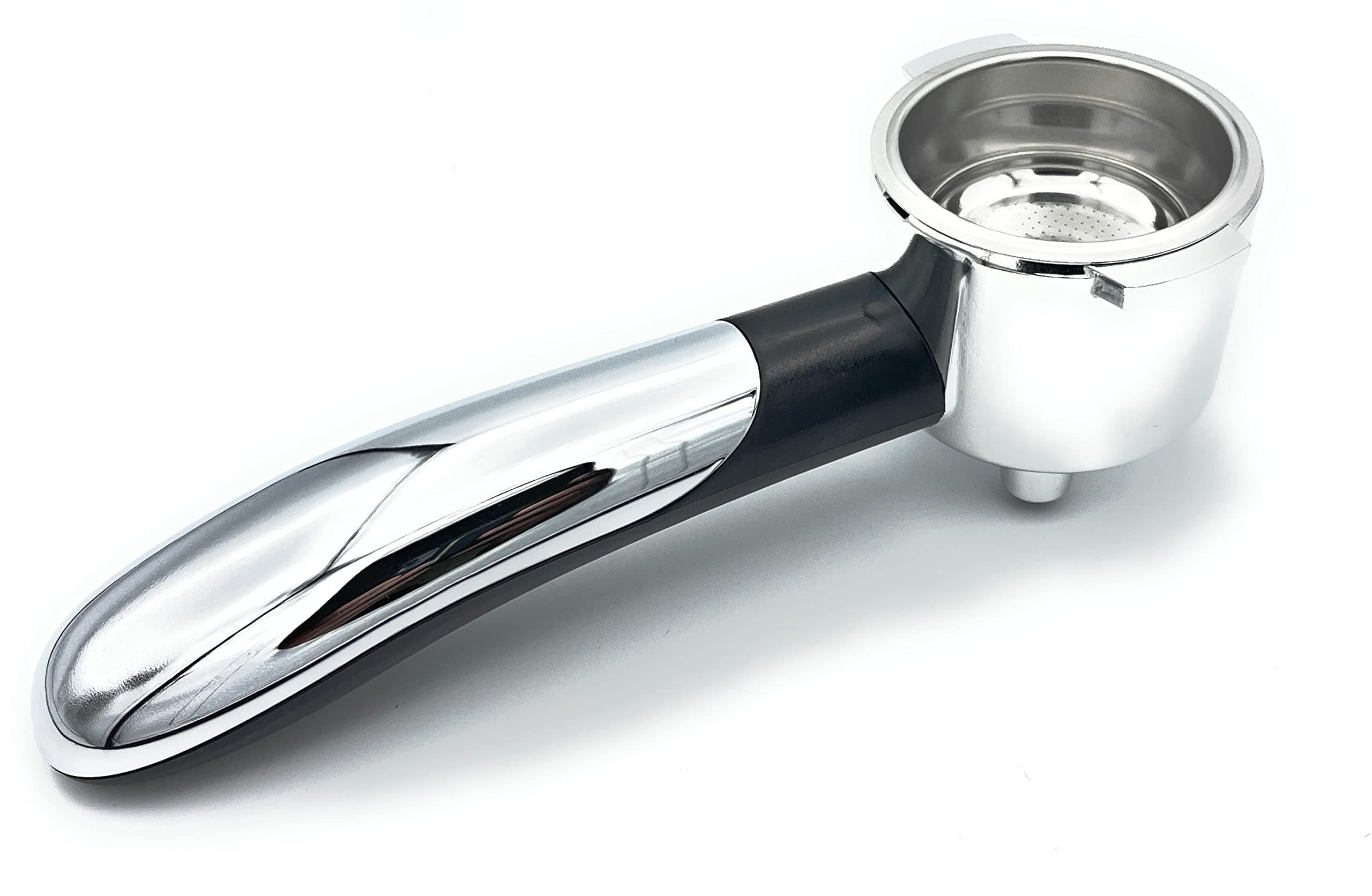 Sump Portafilter Filter Handle Assembly 5513200369 with 2 Cup Filter Basket For Delonghi Dedica Espresso EC680, EC685, EC695 (ECZ351)