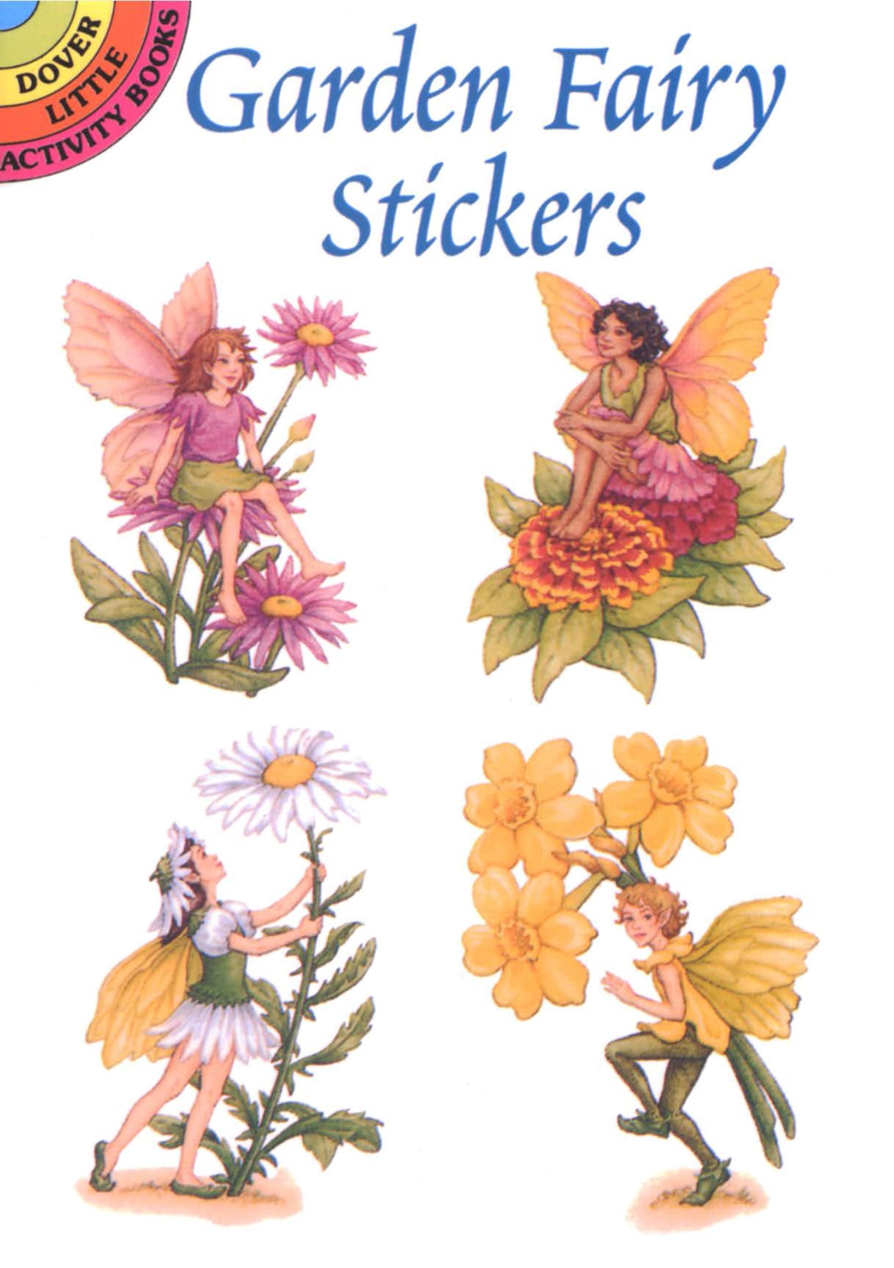Garden Fairy Stickers: Decorate Your Journals, Notebooks and Backpacks with These Magical Creatures!