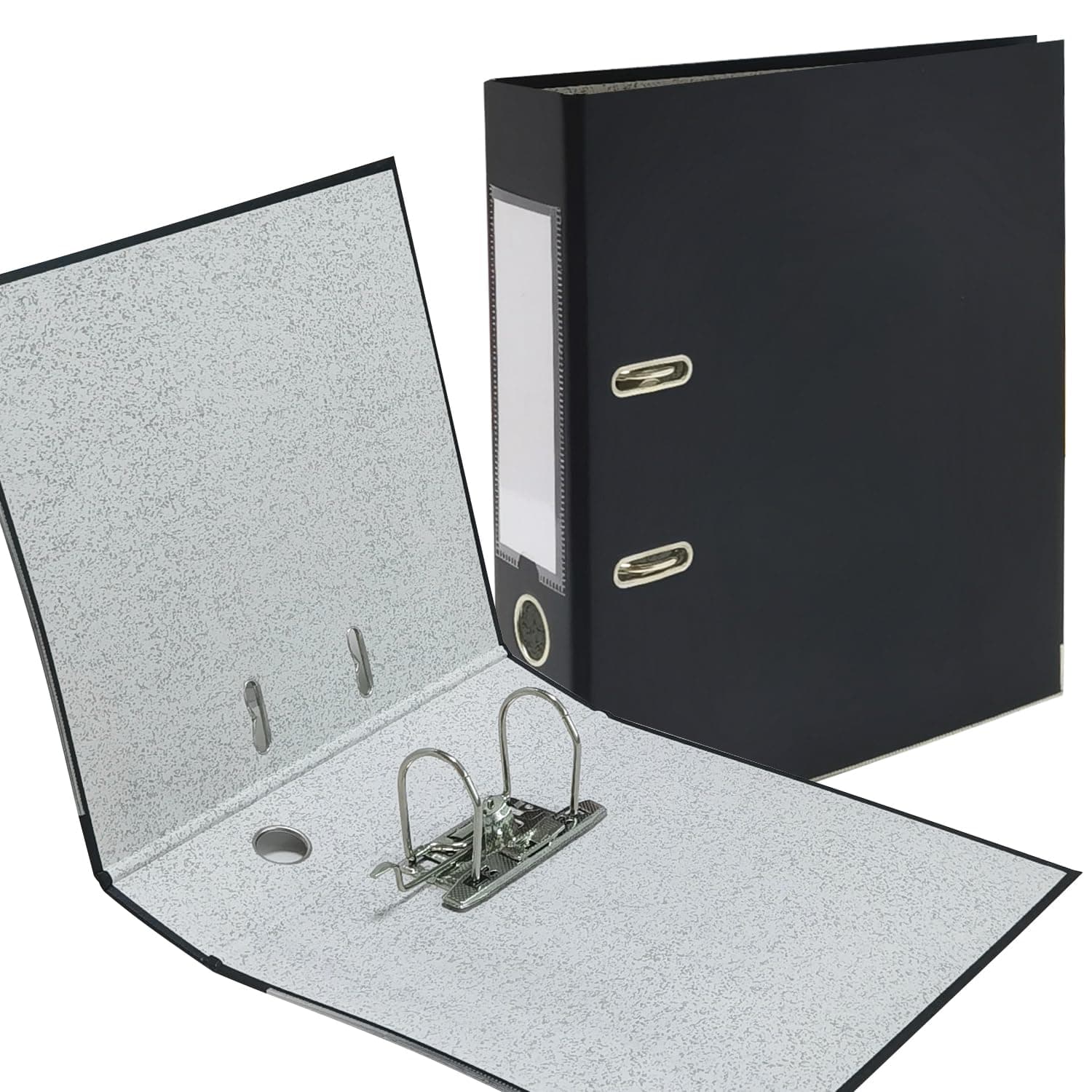 SINDO 1 Pack A4 Lever Arch File A4 Binder Office Folders Paper Folders Quick Labor Clip Organizer Lever Document Organizer Lever Arch File Hanging Decorate Folders File Folder with 50 File Bags