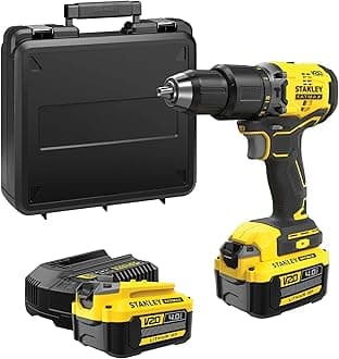 FatMax V20 18V Cordless Brushless Combi Drill 2 x 4.0Ah