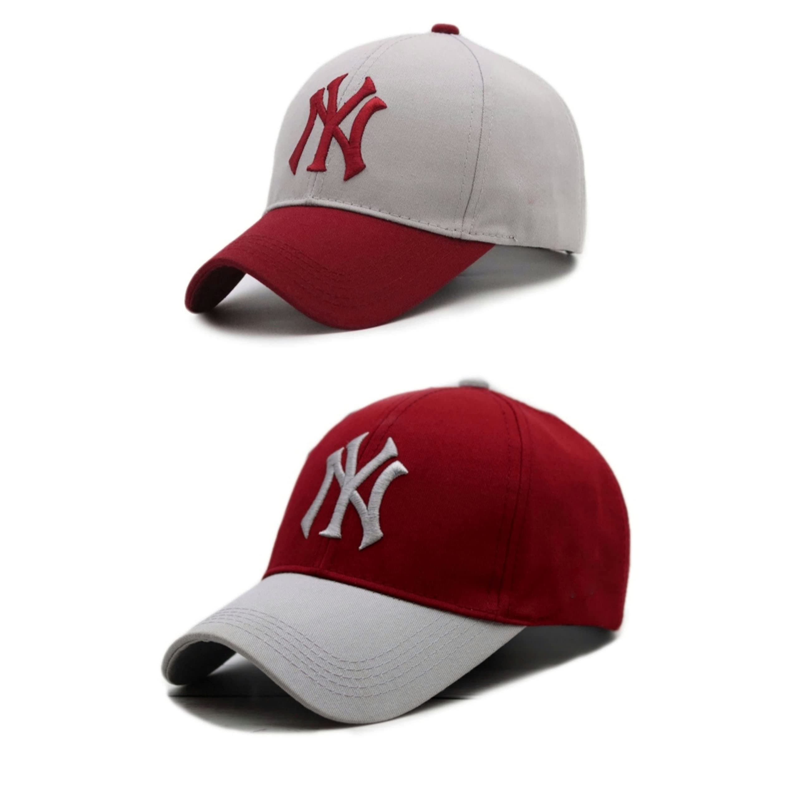 Unisex NY Baseball Cap Comfortable Adjustable Cap with Stylish Design NY Sports caps for Men, Caps Branded with Adjustable Strap in Summer for Men, Cricket Caps for Men, Gym Caps for Men, Sports Caps for Men women