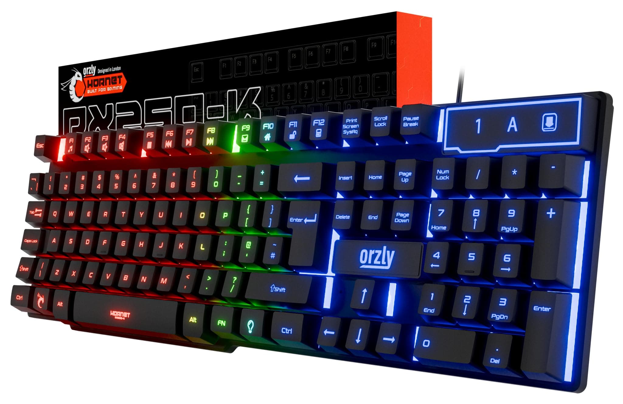 Not Available MFTEK Gaming Keyboard RGB USB Wired Keyboard Designed for PC Gamers, PS4, PS5, Laptop, Xbox, Nintendo Switch, Laptop (Gaming Keyboard)