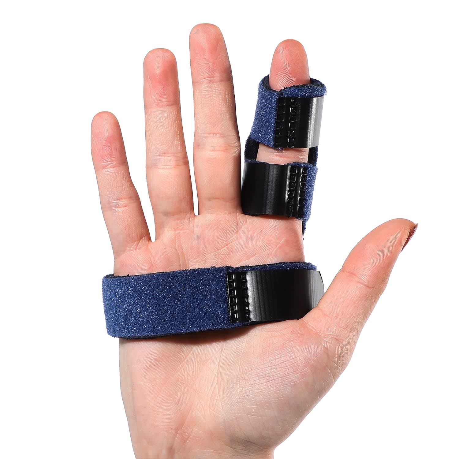 Sumifun Trigger Finger Splint for Right and Left Hand, Mallet Finger Brace for Index Middle Ring Pinky, for Straightening Dislocated Fingers, Releasing Arthritis Pain