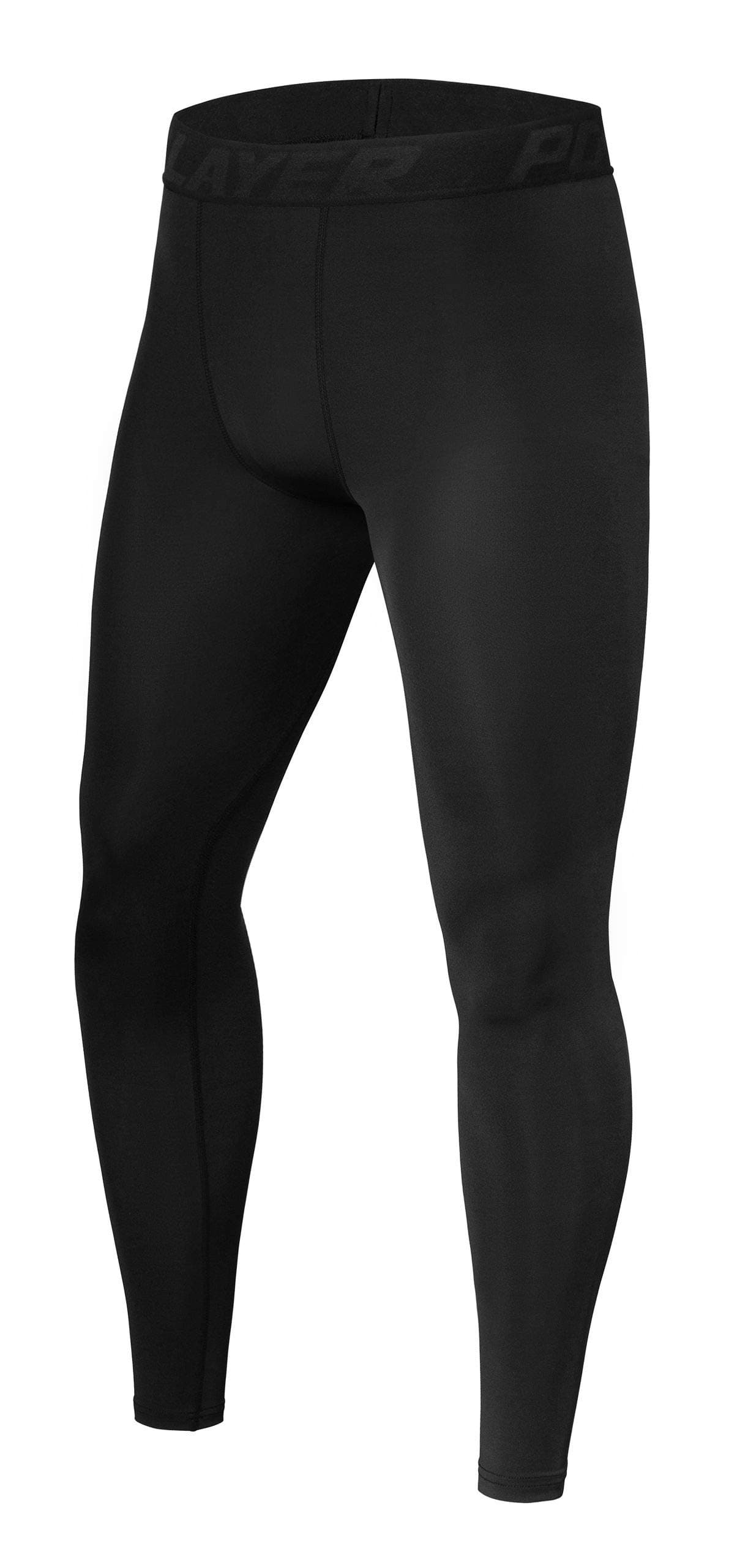 Men's Running Workout Thermal Compression Base Layer Leggings Tights
