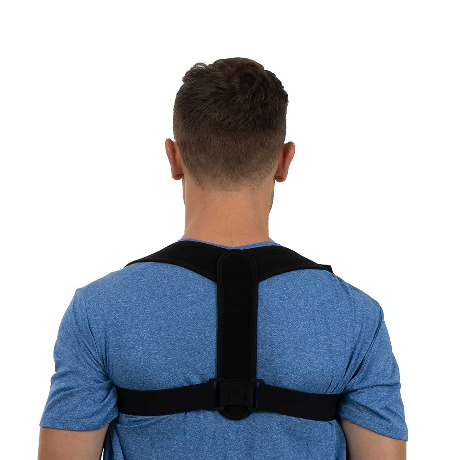 Posture Corrector for Women and Men,Unisex Posture Support, Adjustable Upper Back Brace, Breathable Back Support straightener, Providing Pain Relief from Lumbar, Neck, Shoulder, and Clavicle, Back.