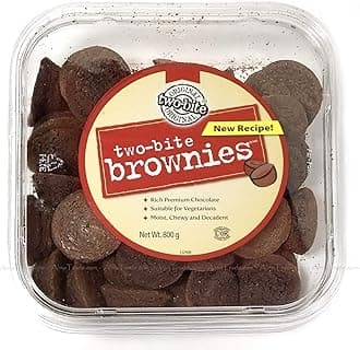 Two Bite Brownies Rich Moist Chewy Decadent Sweet Chocolate Cakes Pack of 800g