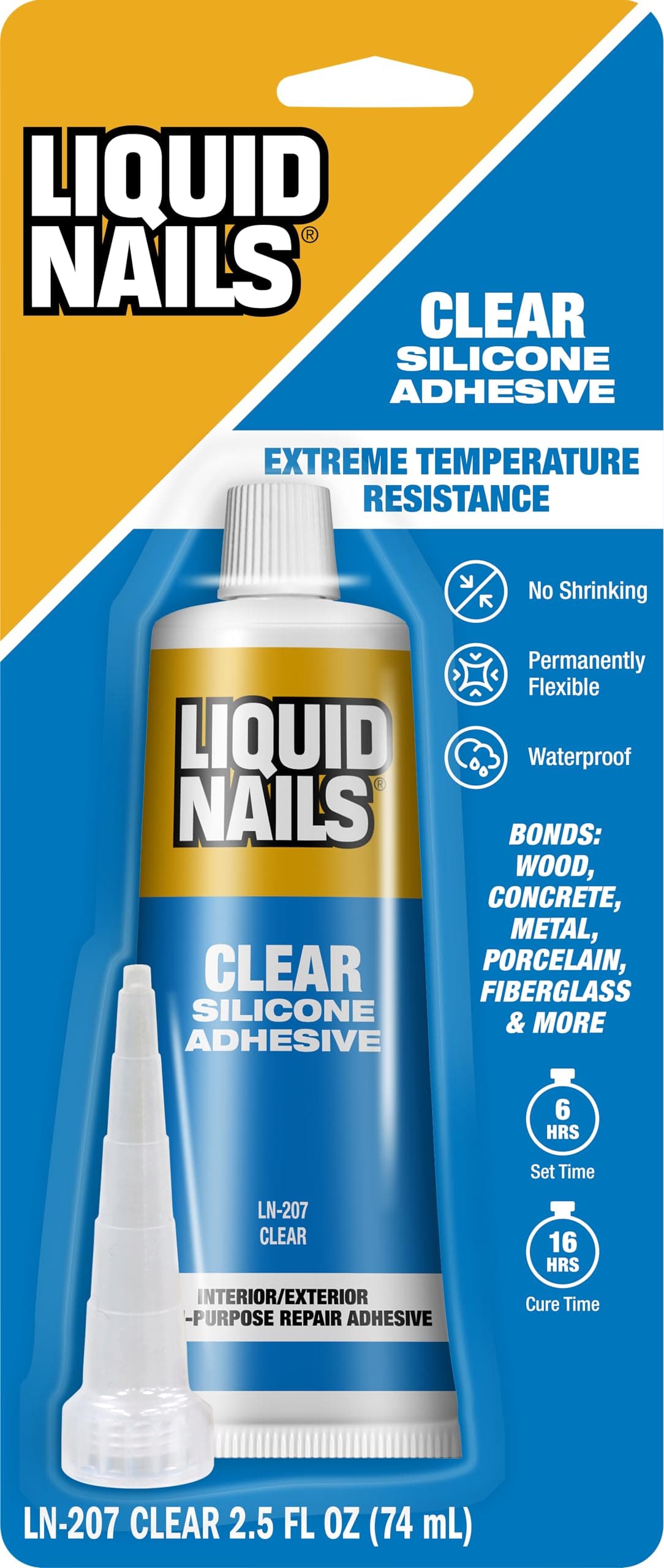 Clear Small Projects Silicone Adhesive, 2.5 oz