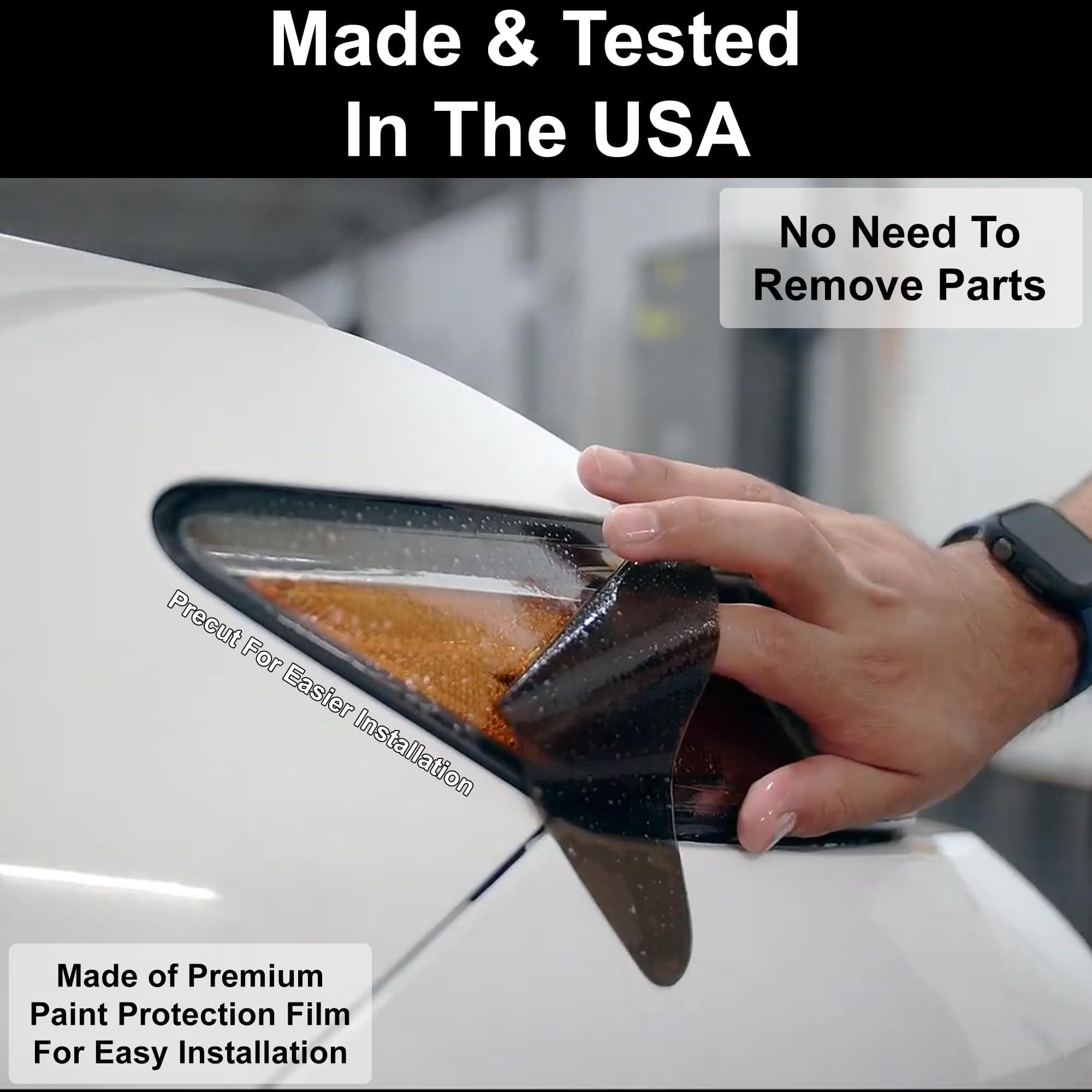 BOGAR TECH DESIGNS Rear Tail Light Hawk Eye Overlay Tint Cover Sticker Compatible with Jeep Grand Cherokee 2014-2021, Dark