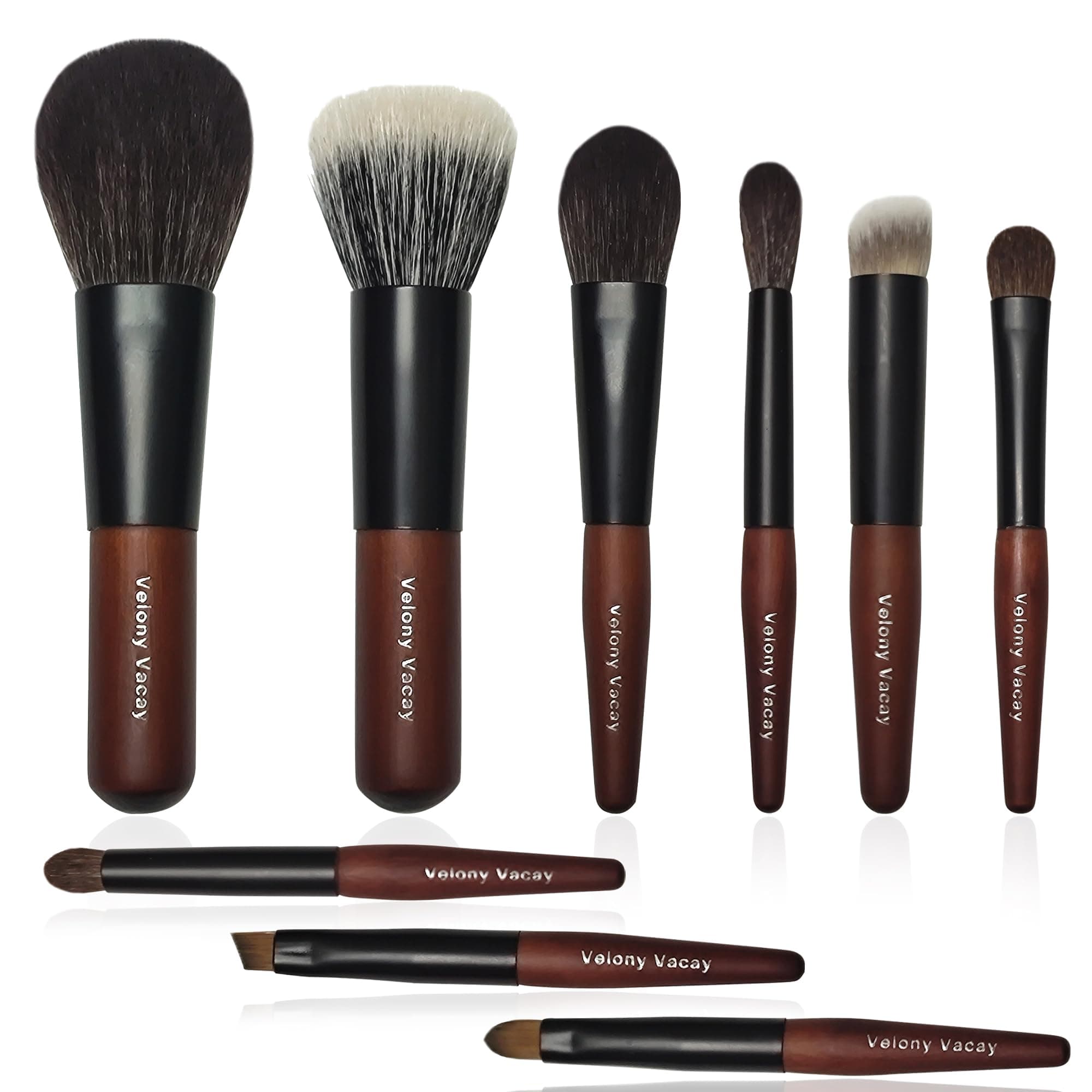 9Pcs Travel Makeup Brush Set